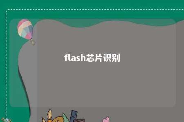 flash芯片识别 
