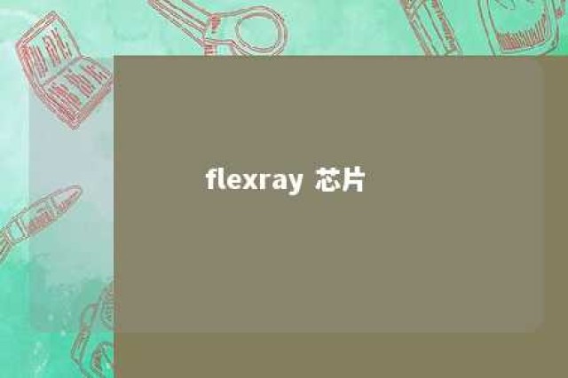 flexray 芯片 